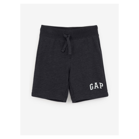 Černé klučičí teplákové kraťasy GAP