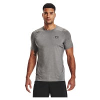 Tričko Under Armour Hg Armour Fitted SS Tee Carbon Heather/ Black