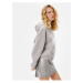 Koton Crop Hooded Sweatshirt Star Applique Detailed Comfort Fit Long Sleeve