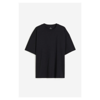 H & M - Bavlněné tričko Oversized Fit - černá