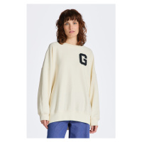 MIKINA GANT OVERSIZED G C-NECK SWEAT bílá