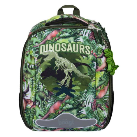 BAAGL školní aktovka pro prvňáčky Shelly Dinosaurus