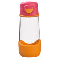Sport lahev na pití 450 ml - růžová/oranžová