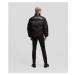 Bunda karl lagerfeld jeans klj logo puffer jacket černá