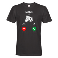 Pánské fotbalové tričko s potiskem fotbal volá - skvělé tričko na narozeniny
