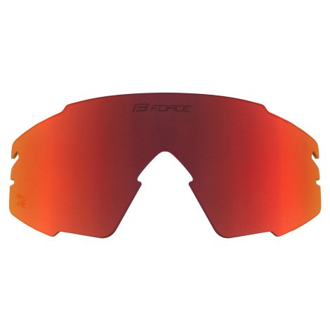sklo náhradní FORCE MANTRA, zrcadlové červené