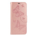 TopQ Xiaomi Poco M3 knížkové Butterfly růžové světlé 63523