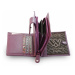 Fialová dámská kožená peněženka Makenzie Arwel