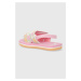 Dětské sandály Roxy růžová barva