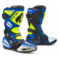 FORMA ICE PRO FLOW replica ANDREA LOCATELLI moto boty tmavě modrá/fluo žlutá