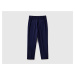 Benetton, Yarn Dyed Trousers With Drawstring