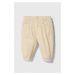 Dětské manšestrové kalhoty United Colors of Benetton béžová barva