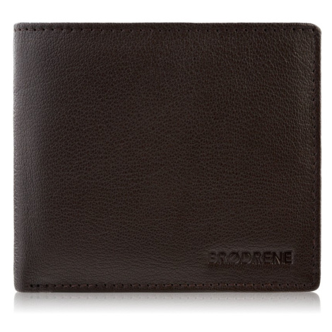 Pánská kožená peněženka Brodrene G-27 hnědá