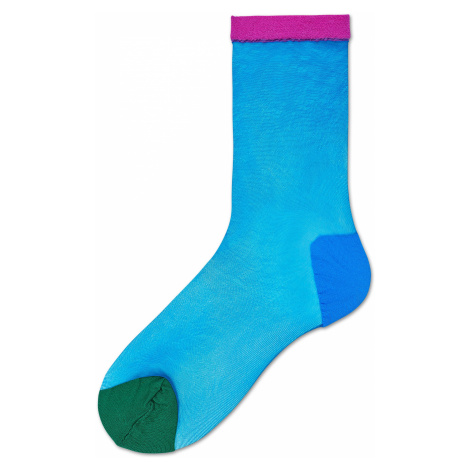 Dámské modré ponožky Happy Socks Frankie // kolekce Hysteria