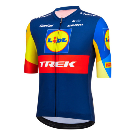 Santini Pánský cyklistický dres s krátkými rukávy Team Lidl-Trek 2024 (XL)