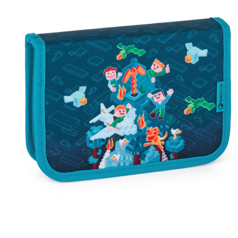 bagmaster LUMI 24 E školní penál – kostičkový svět