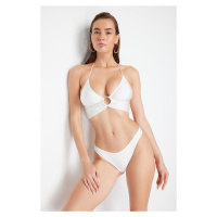 Trendyol Bridal Ecru Regular Bikini Bottom