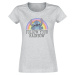 Lilo & Stitch Rainbow Stitch Dámské tričko šedá