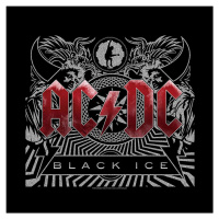 AC/DC šátek, Black Ice 55 x 55cm