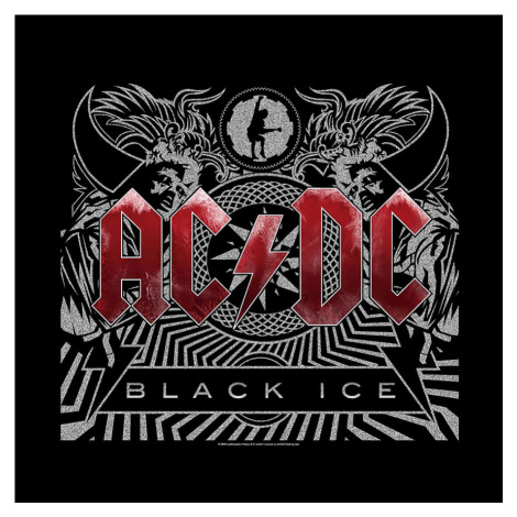 AC/DC šátek, Black Ice 55 x 55cm RockOff