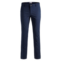 Jack&Jones Pánské kalhoty JJIMARCO Slim Fit 12150148 Navy Blazer 29/32
