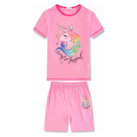 Dívčí letní pyžamo - KUGO MP1243, světle růžová Barva: Růžová světlejší