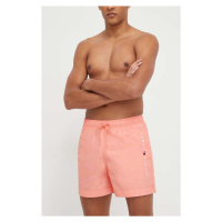 Plavkové šortky Tommy Hilfiger růžová barva, UM0UM03258