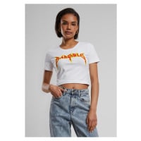 Badgirls Cropped Tee bílé