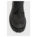 Kožené boty AllSaints Mudfox černá barva, MF529Z