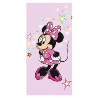 SVĚTLE RŮŽOVÁ PLÁŽOVÁ OSUŠKA DISNEY MINNIE MOUSE