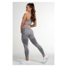 Gym Glamour Legíny Bezešvé Fusion Light Grey Barva: Šedá