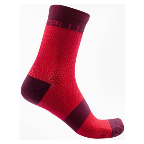 Castelli Velocissima 12 Sock červená/červená