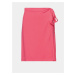 Růžová zavinovací sukně SAM 73