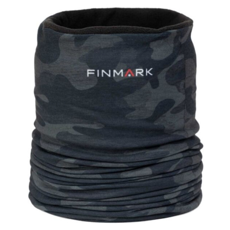 Finmark FSW-248 Dívčí multifunkční šátek s fleecem, tmavě šedá, velikost