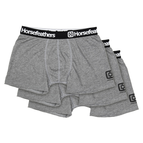 Horsefeathers Boxerky Dynasty 3Pack - heather gray
