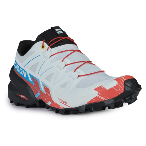 Salomon dámská běžecká obuv Speedcross 6 W White/Black/Fiery Red