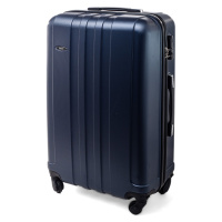 Rogal Tmavě modrý odolný kufr do letadla 