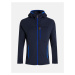 Mikina peak performance m light zip hood fleece modrá