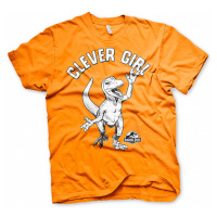 Jurský Park tričko, Clever Girl Orange , pánské