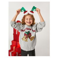 Koton New Year Themed Sweatshirt Frilly