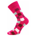 Dámské ponožky Boma - spací, kostka, růžová Barva: Růžová