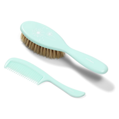 BabyOno Hair Brush kartáč na vlasy pro děti Mint 2 ks