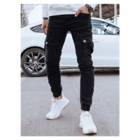 Pánské riflové kalhoty džíny s nakládanými kapsami UX4330
