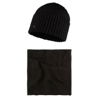 ČERNÁ ČEPICE A NÁKRČNÍK BUFF GIFT PACK SET BEANIE AND NECKWARMER