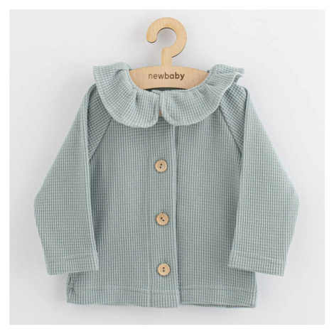 Kojenecký kabátek na knoflíky New Baby Luxury clothing Laura šedý