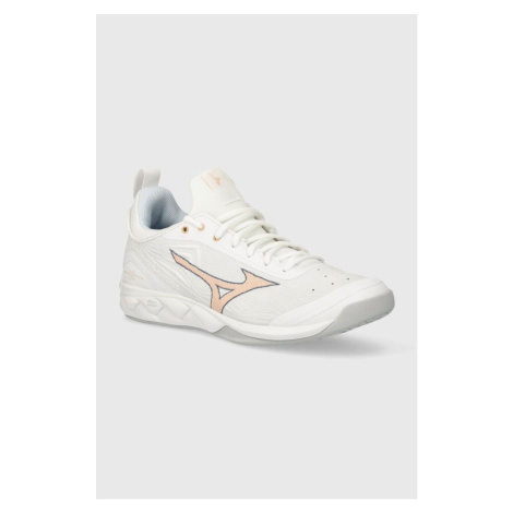 Sálové boty Mizuno Wave Luminous 2 bílá barva, V1GC2120