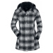 Black Premium by EMP Checkered Short Coat Dámský kabát cerná/šedá