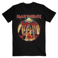 Iron Maiden Tričko Powerslave Lightning Circle Unisex Black