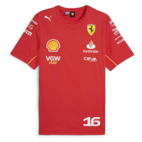 Ferrari pánské tričko Driver Leclerc red F1 Team 2024