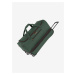 Tmavě zelená cestovní taška Travelite Basics Wheeled duffle L